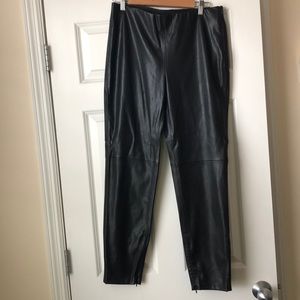 Zara faux leather pants